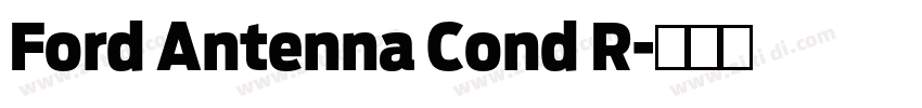Ford Antenna Cond R字体转换 Ford Antenna Cond R字体转换